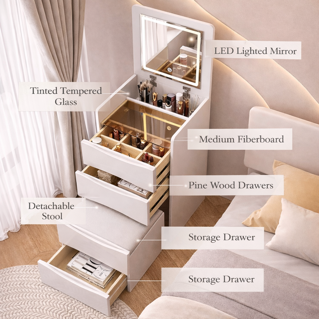 ✨ Dressing Table & 2-in-1 Storage Unit