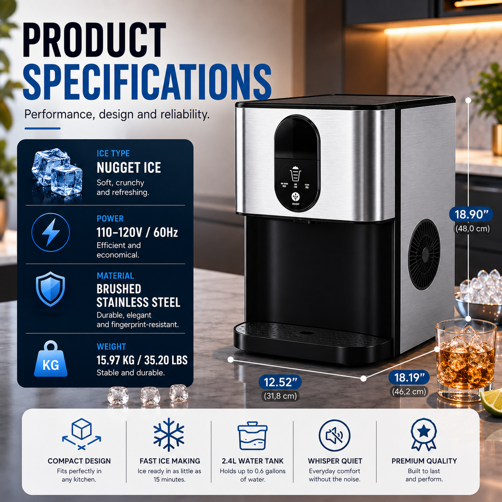 ❄️ NUGGET ICE™ | The Premium Nugget Ice Maker