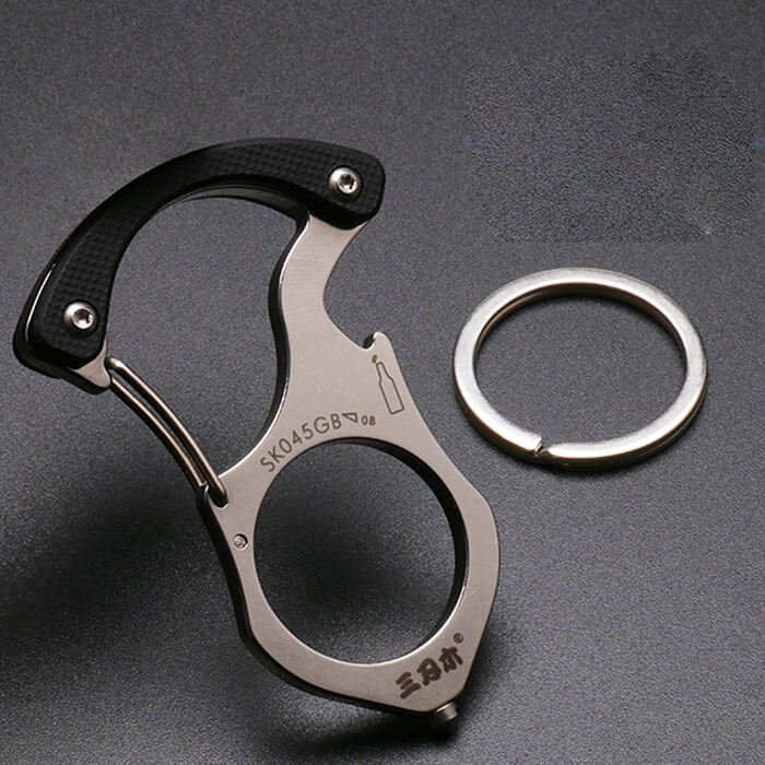 Car Window Breaker & Seatbelt Cutter Keychain