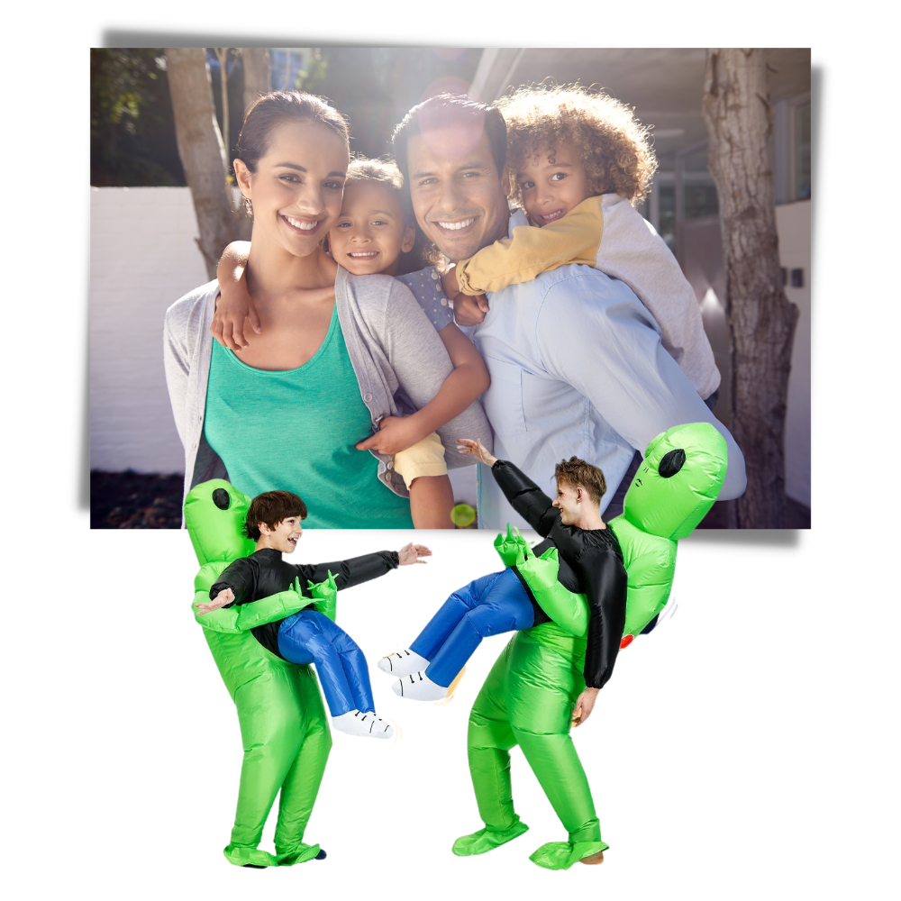 Costume d'alien gonflable