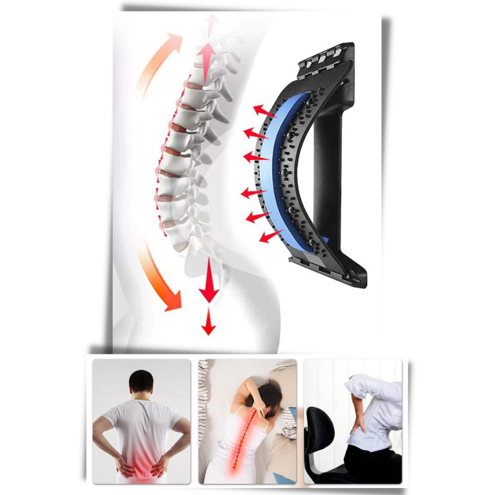 Appareil d'étirement et de massage dorsal