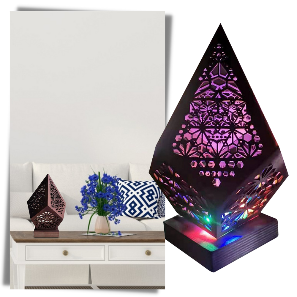 Lampadaire LED style bohème