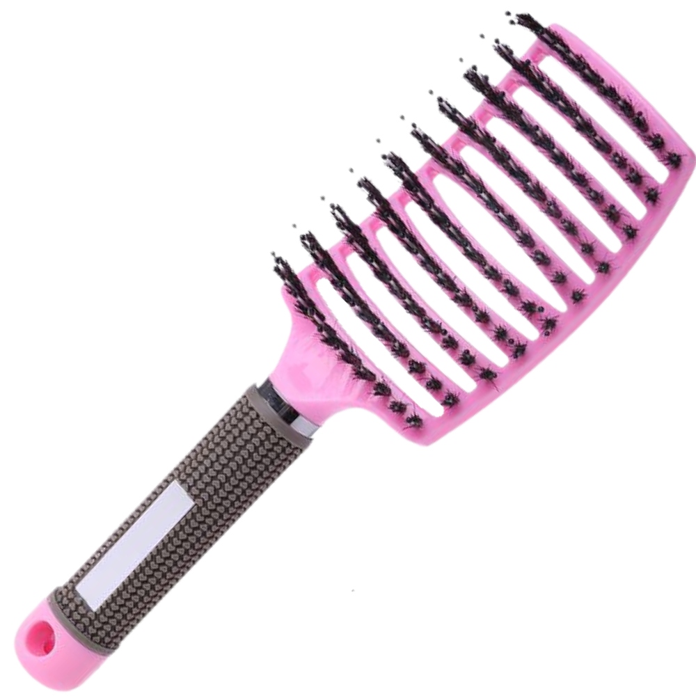 Brosse à cheveux massante en poils de sanglier