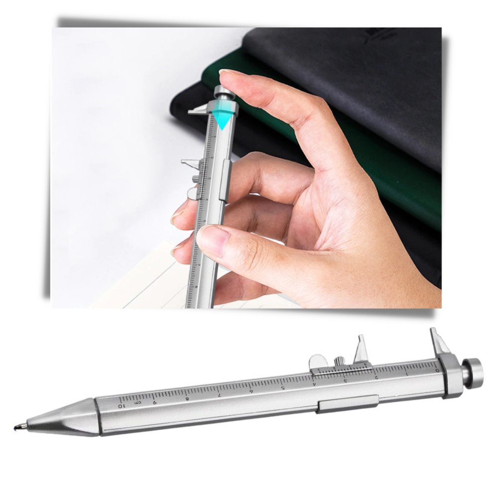 Stylo à bille étrier multifonctionnel Vernier
