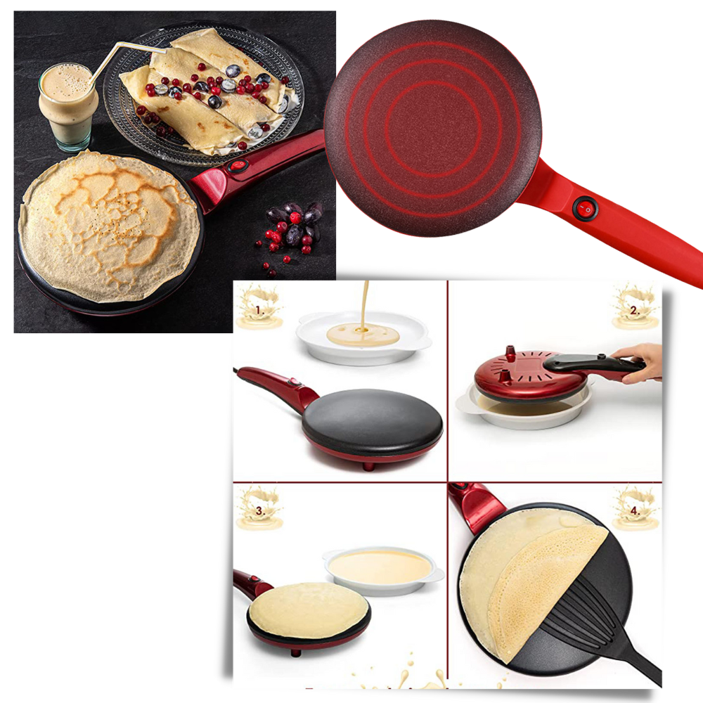 Crêpière électrique antiadhésive