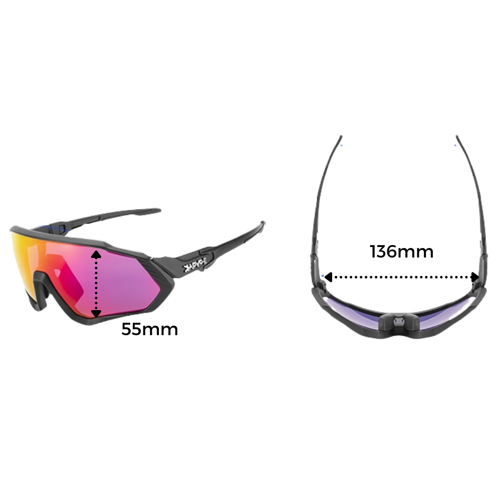 Lunettes de soleil polarisées pour le cyclisme