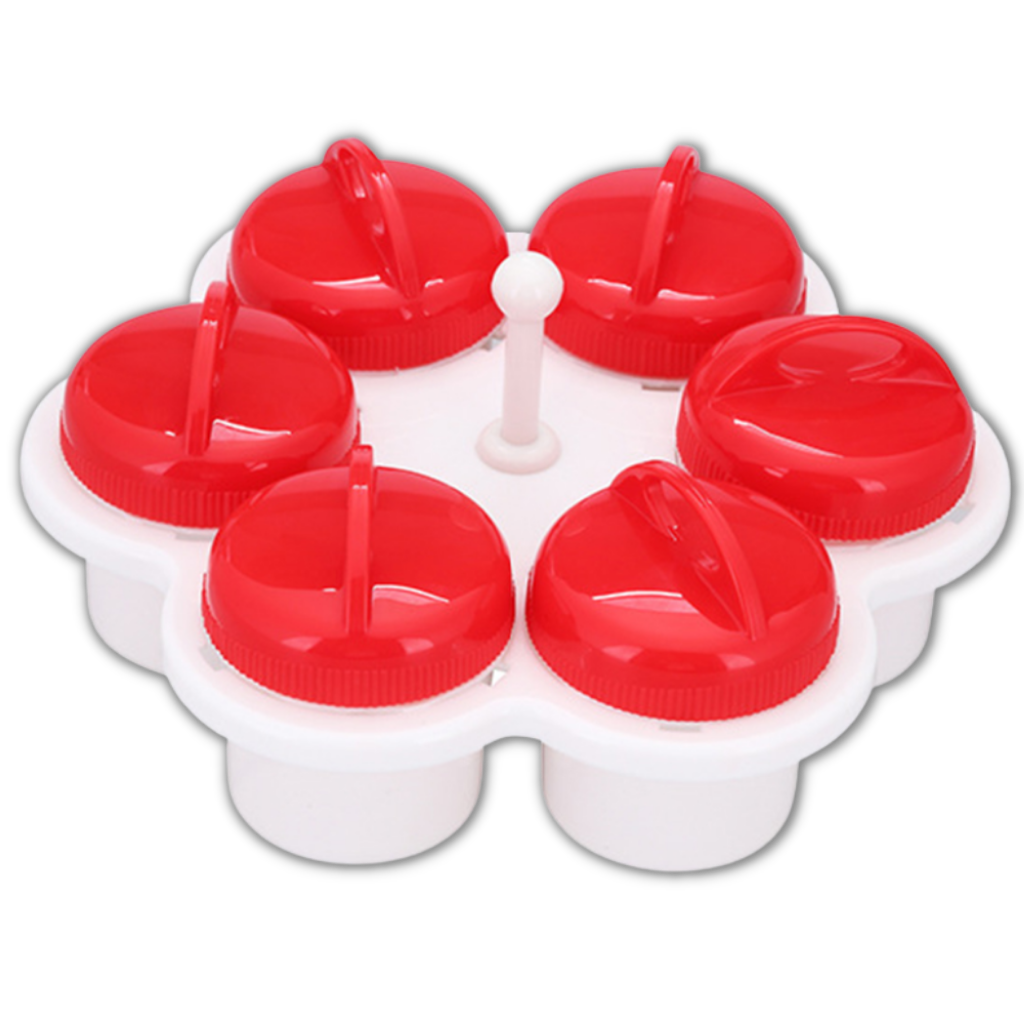 Lot de 6 cuiseurs à œufs