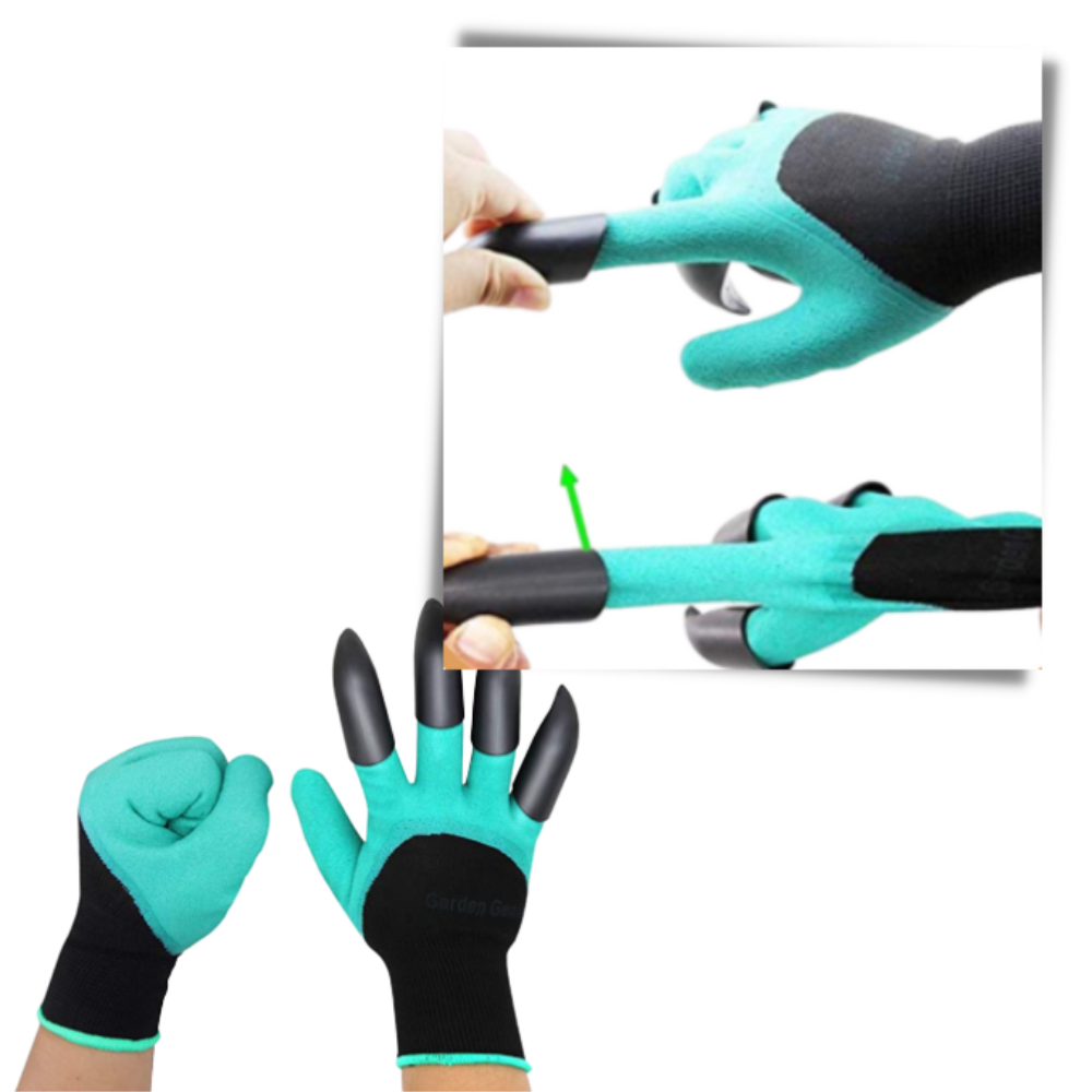 Gants de jardinage avec griffes