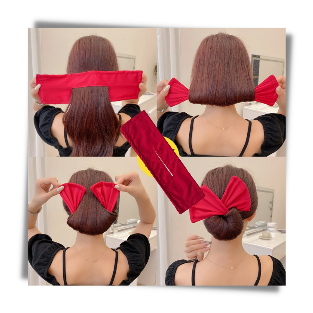 Accessoire pour réaliser des chignons