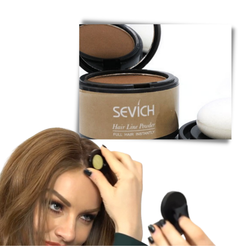 Poudre dissimulatrice de ligne de cheveux