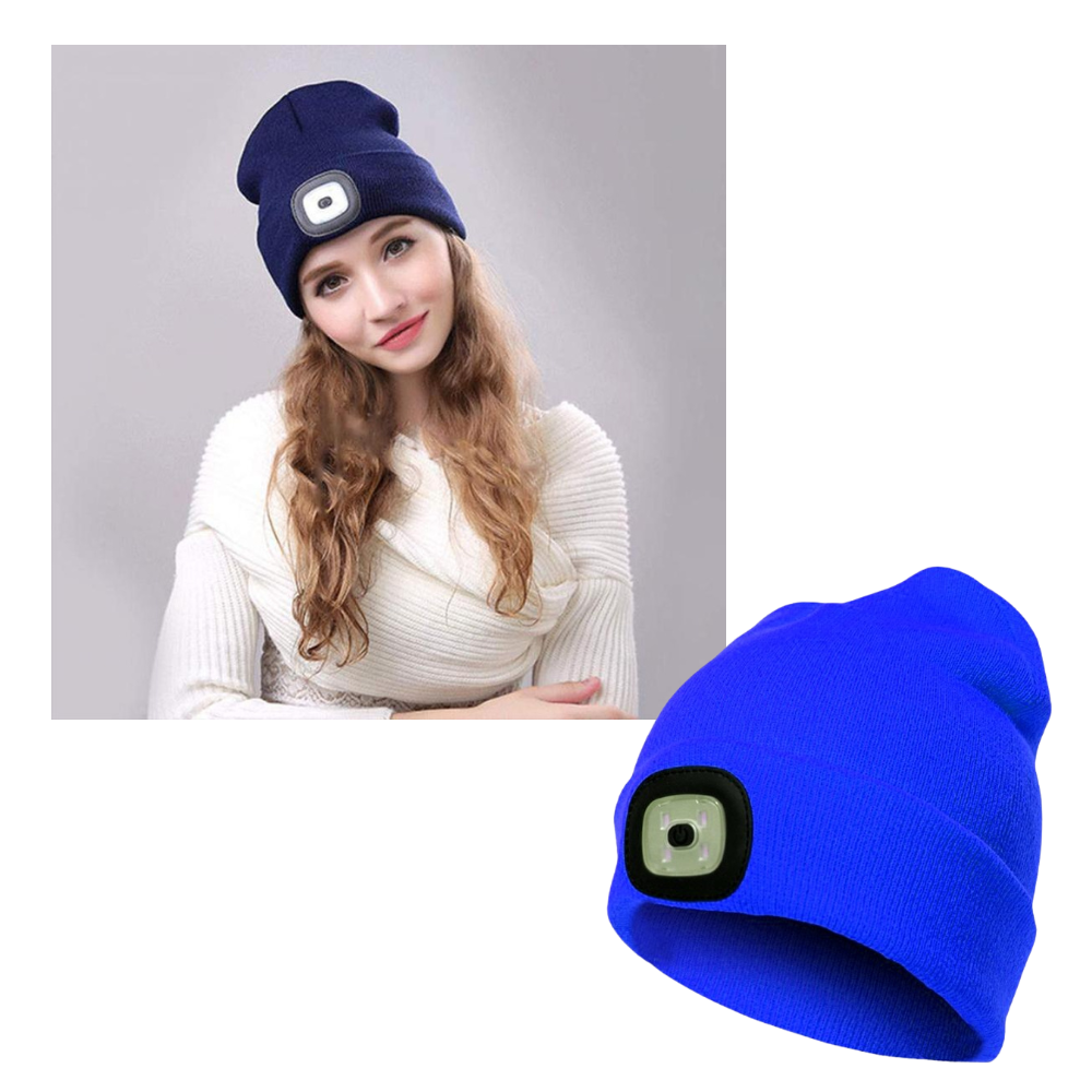 Bonnet avec lumière LED
