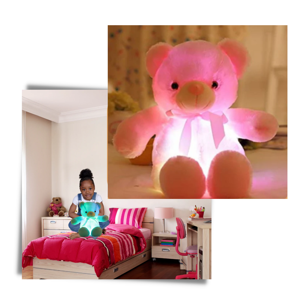 Veilleuse ourson en peluche