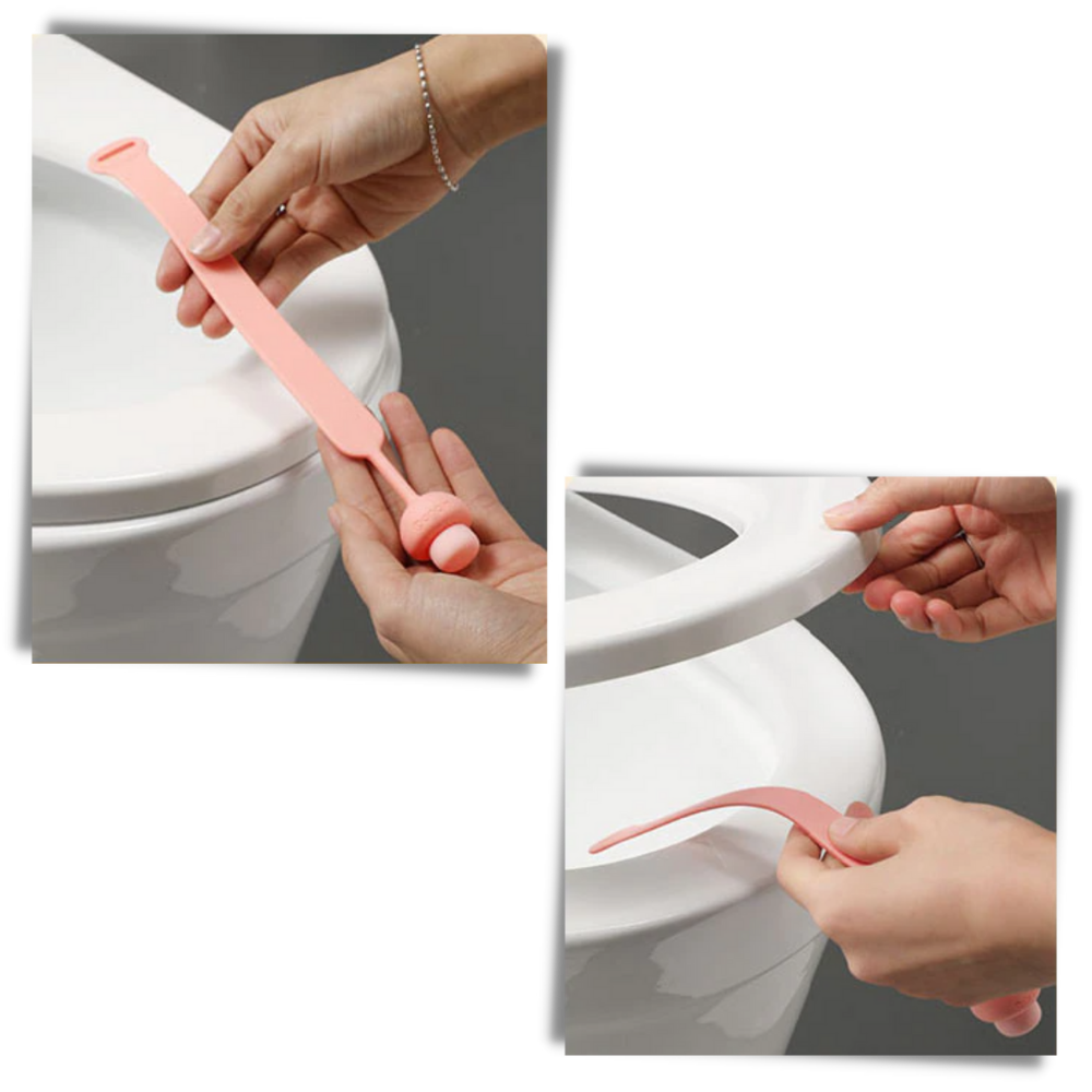 Lot de 2 élévateurs de siège de toilette en silicone