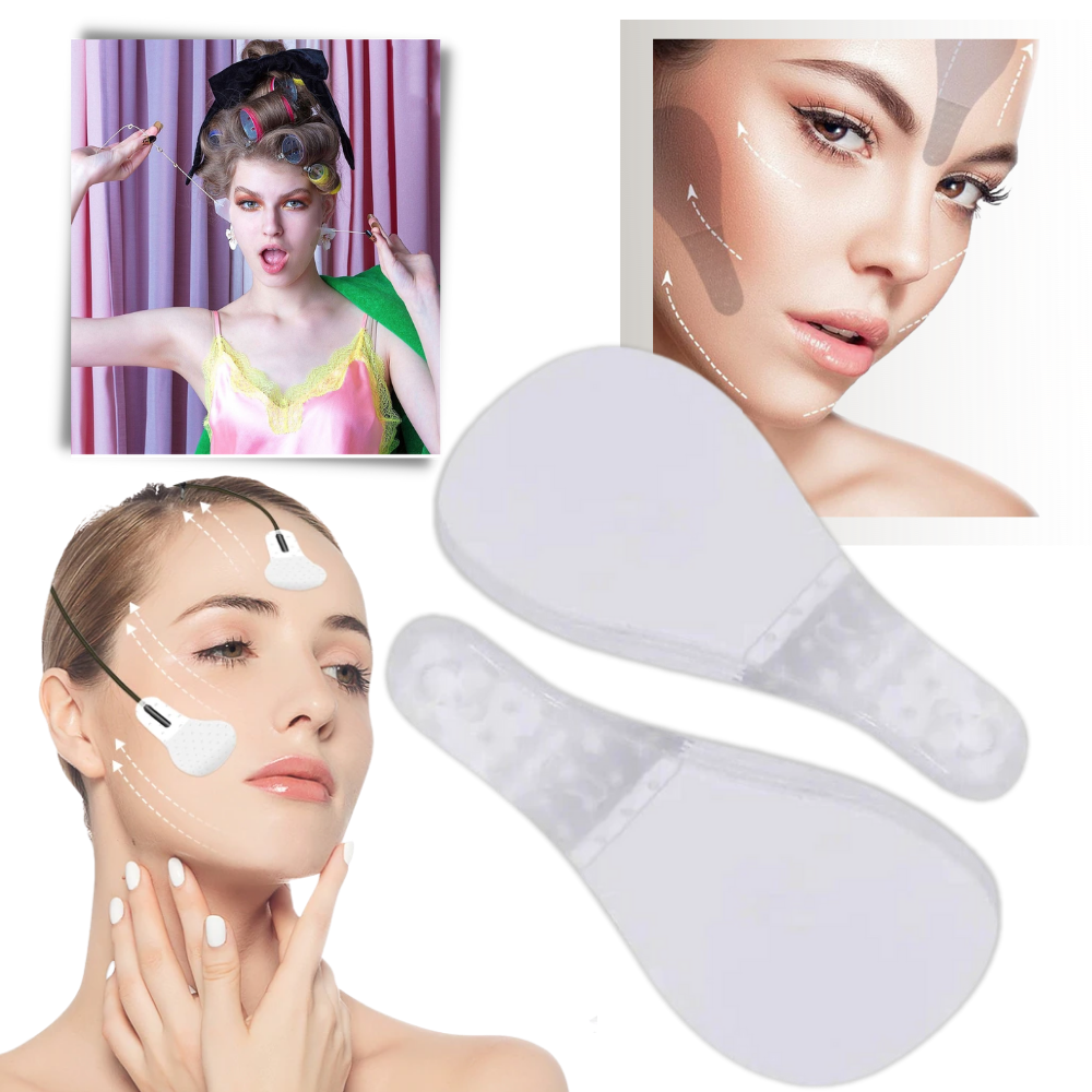 Autocollants invisibles pour le lifting du visage