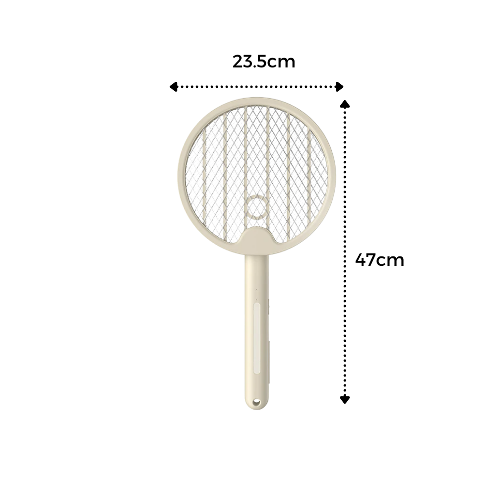 Raquette anti-moustique pliable 2-en-1