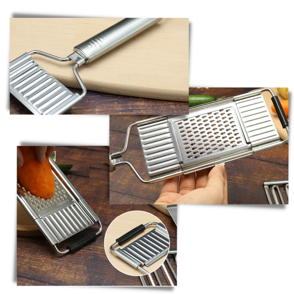 Râpe et éminceur de cuisine polyvalent