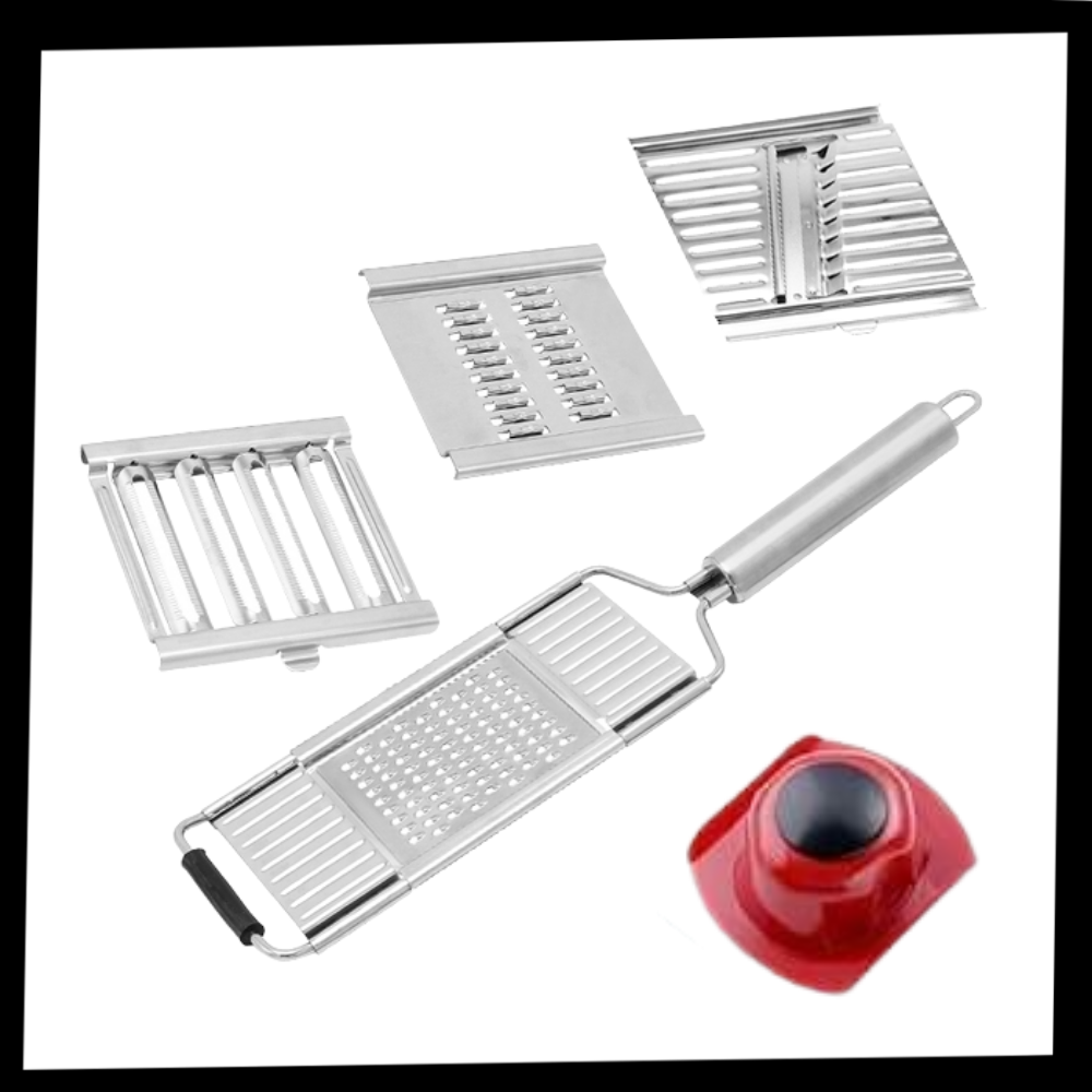 Râpe et éminceur de cuisine polyvalent