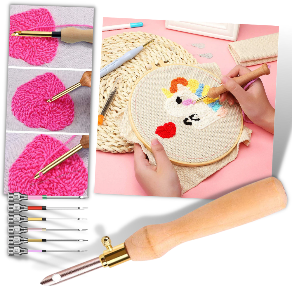 Kit d'aiguilles de broderie
