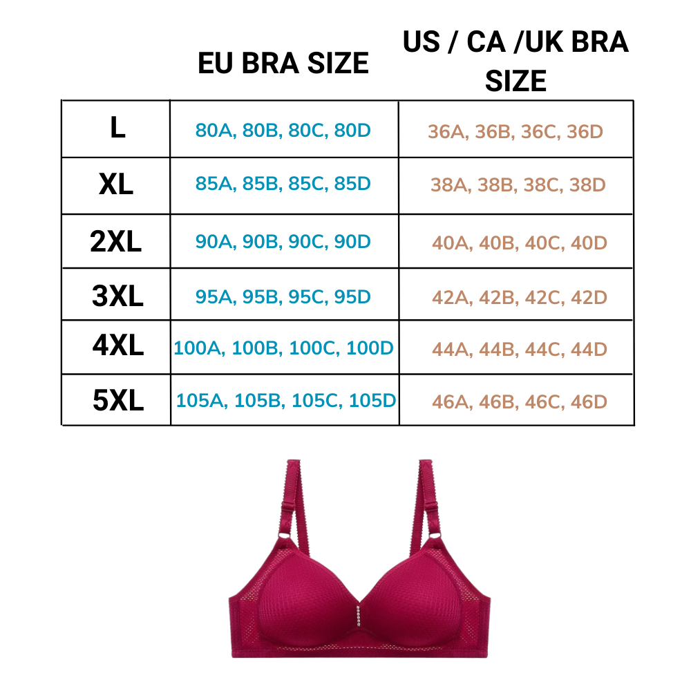 Soutien-gorge confortable sans armatures