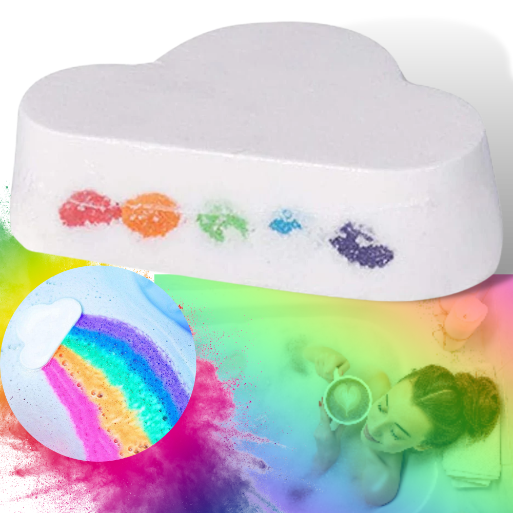 Colourful Sea Salt Bath Bomb