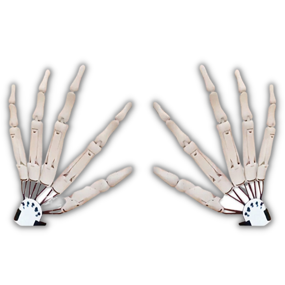 Gants mains de squelette