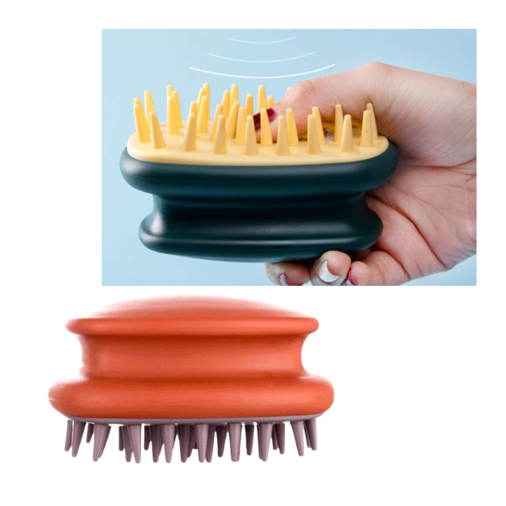 Brosse de massage du cuir chevelu