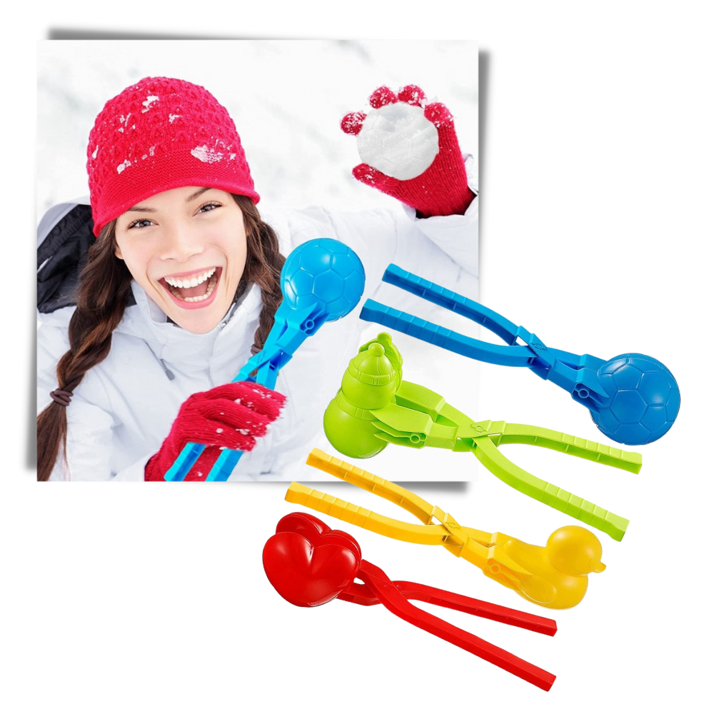 Lot de 4 kits de fabrication de boules de neige