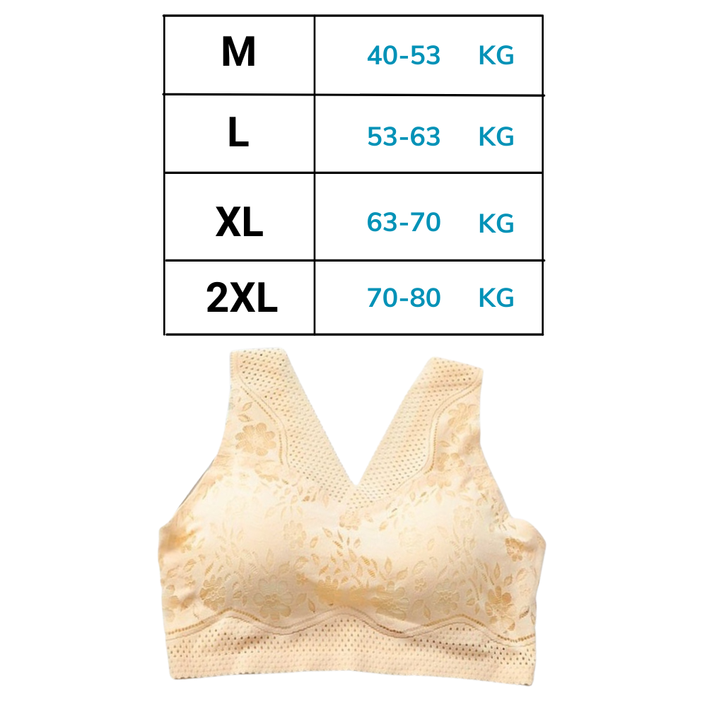Soutien-gorge en dentelle respirant et sans couture