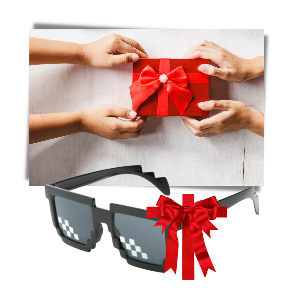Lunettes de soleil pixel mode