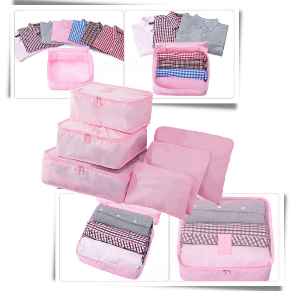 Lot de 6 petits sacs de voyage pour valise