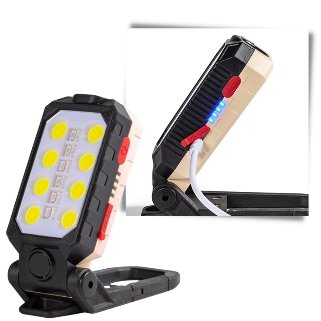 Lampe de poche LED étanche et réglable