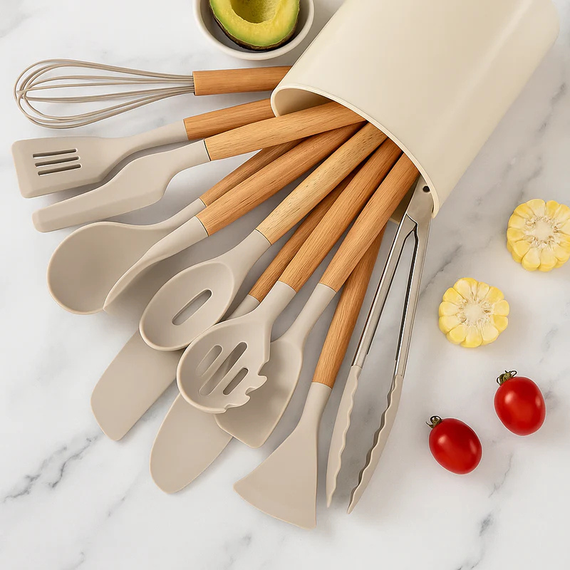 🔥 Full Kitchen Set: 9 Pots + 13 Free Utensils – Limited Stock!