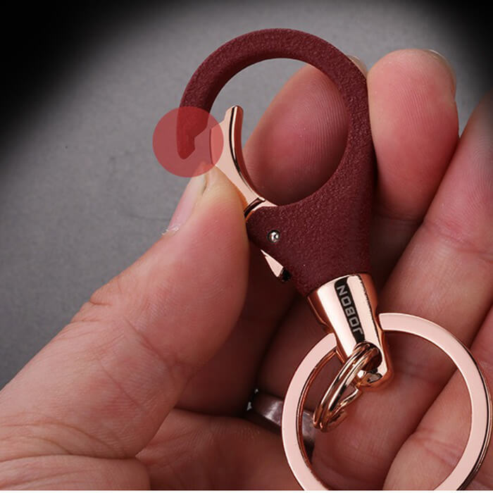 Minimalist Metal Car Keychain for Women