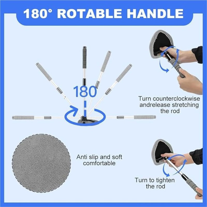 Rotating Microfiber Window Cleaner