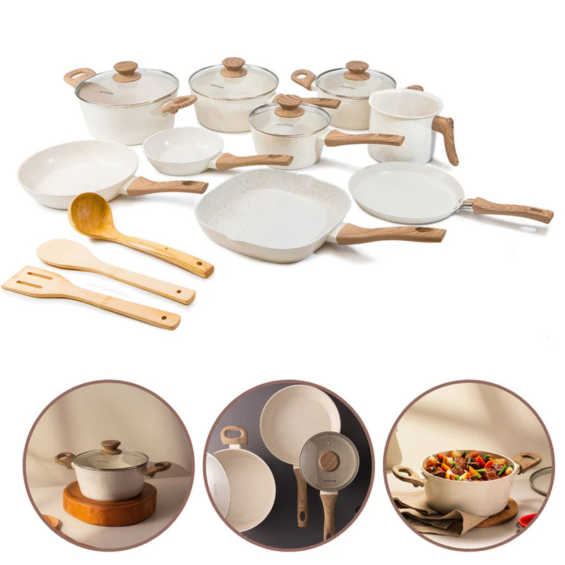🔥 Full Kitchen Set: 9 Pots + 13 Free Utensils – Limited Stock!
