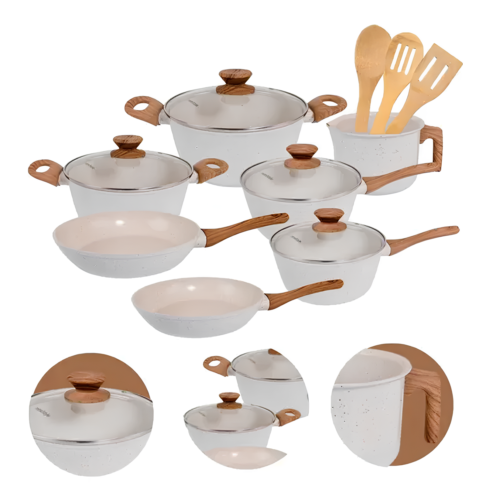🔥 OFFRE SPÉCIALE : 9 Casseroles + 13 Ustensiles Offerts – Choisissez Votre Couleur Préférée !