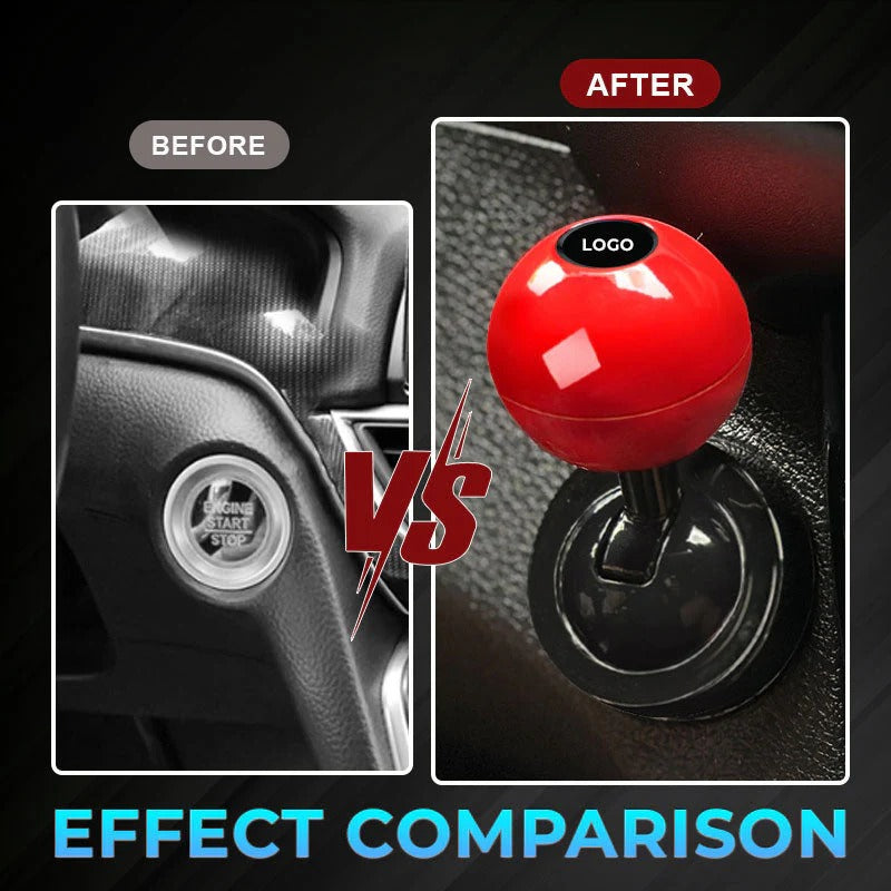 Universal One-Button Start Car Shift Knob