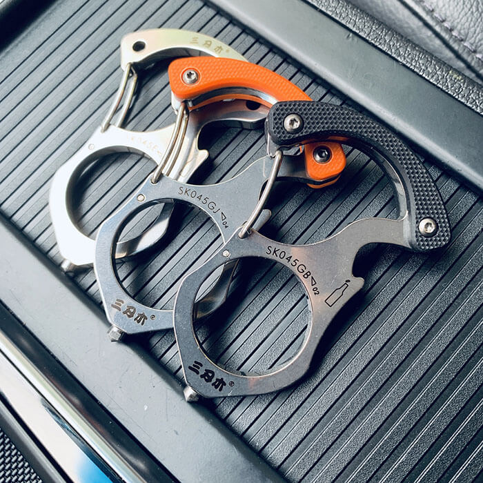 Car Window Breaker & Seatbelt Cutter Keychain