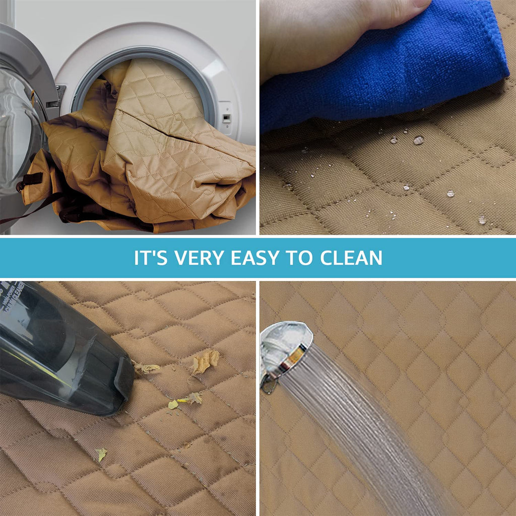 Dog Seat Covers for Trucks, Waterpfoof Dog Hammock for Truck Machine Washable and Non Slip Backseat Dog Cover for Car Compatible with F150 F250 Silverado Sierra Tundra and Crew Cab