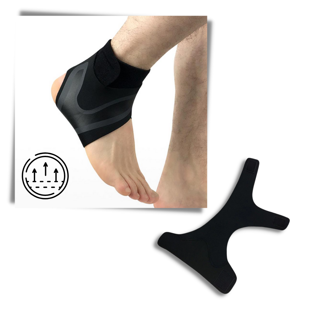 Chevillère élastique et respirante