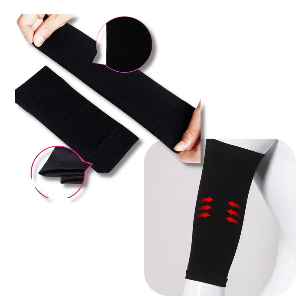 Manchons amincissants thermiques pour les bras