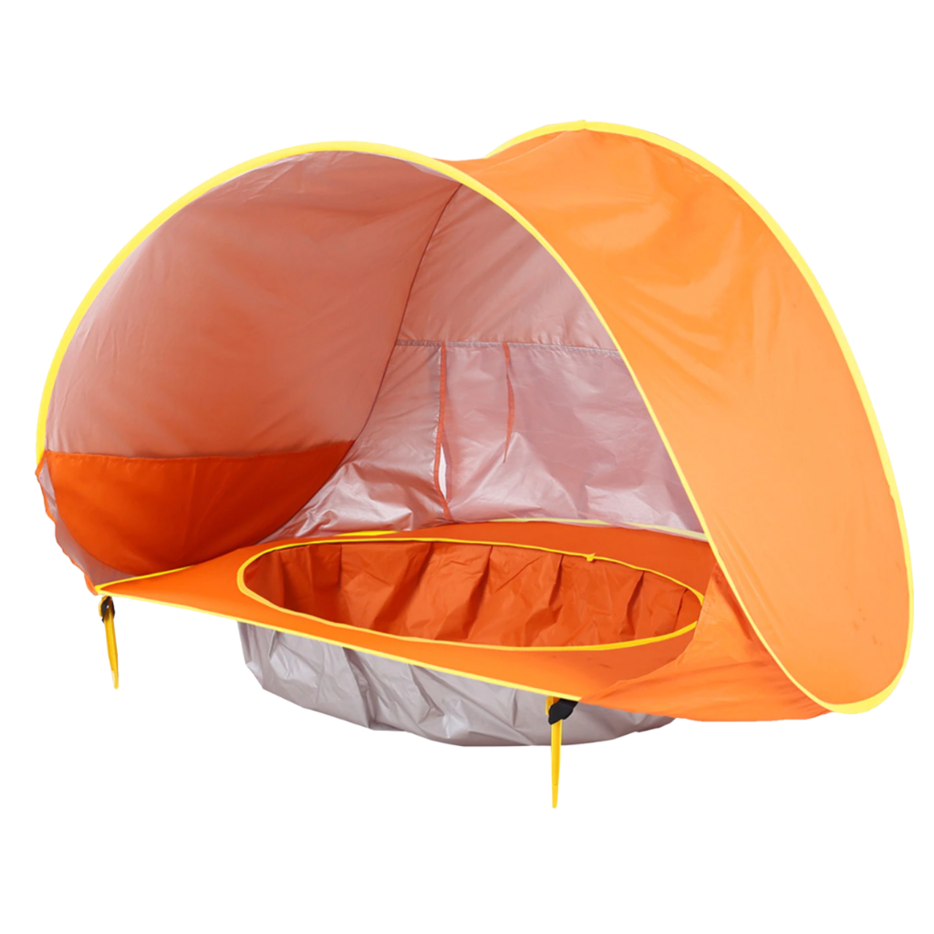 Tente de plage portative pour bébé avec mini-piscine