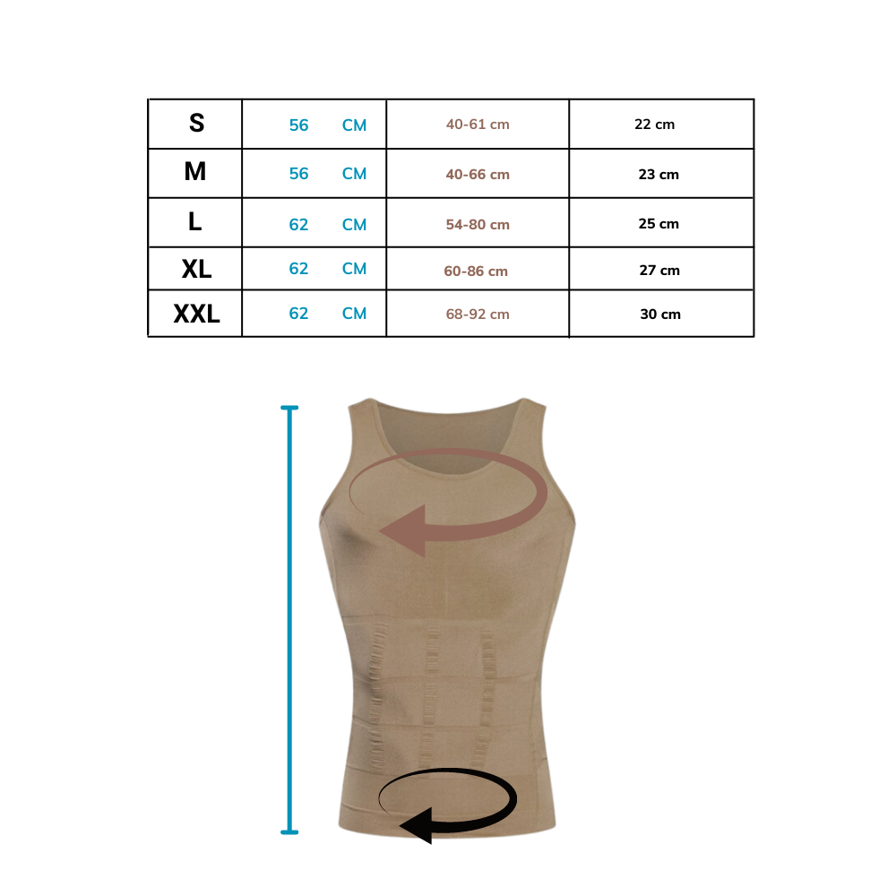 Débardeur amincissant de compression