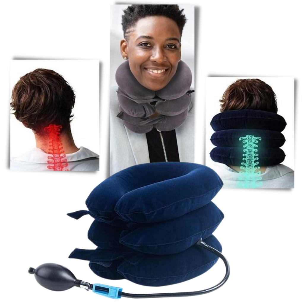 Minerve gonflable pour soutien des cervicales