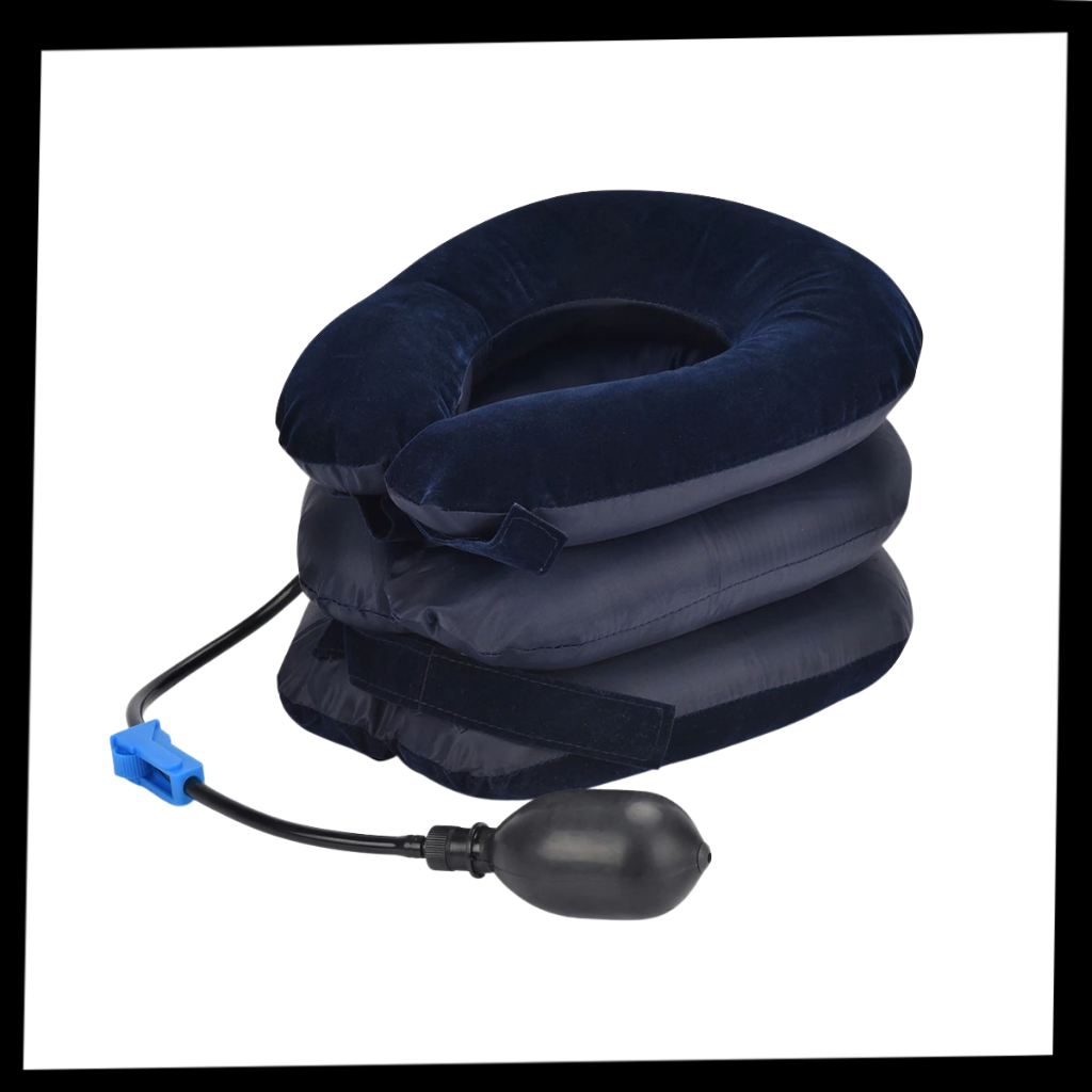 Minerve gonflable pour soutien des cervicales