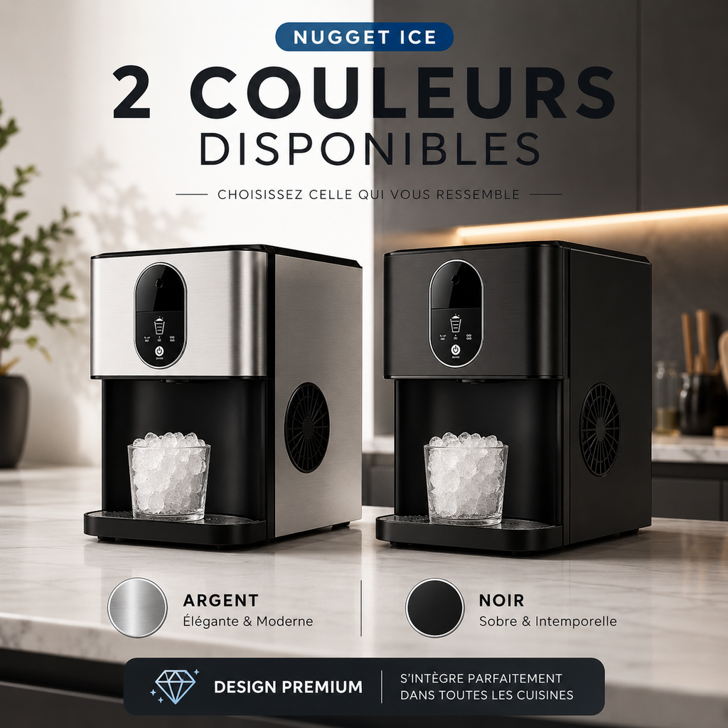 ❄️ NUGGET ICE™ La Machine à Glaçons Premium