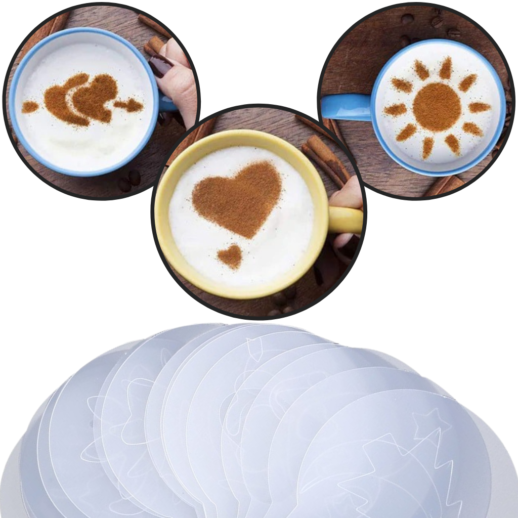 Coffee Stencils (16 Pcs)