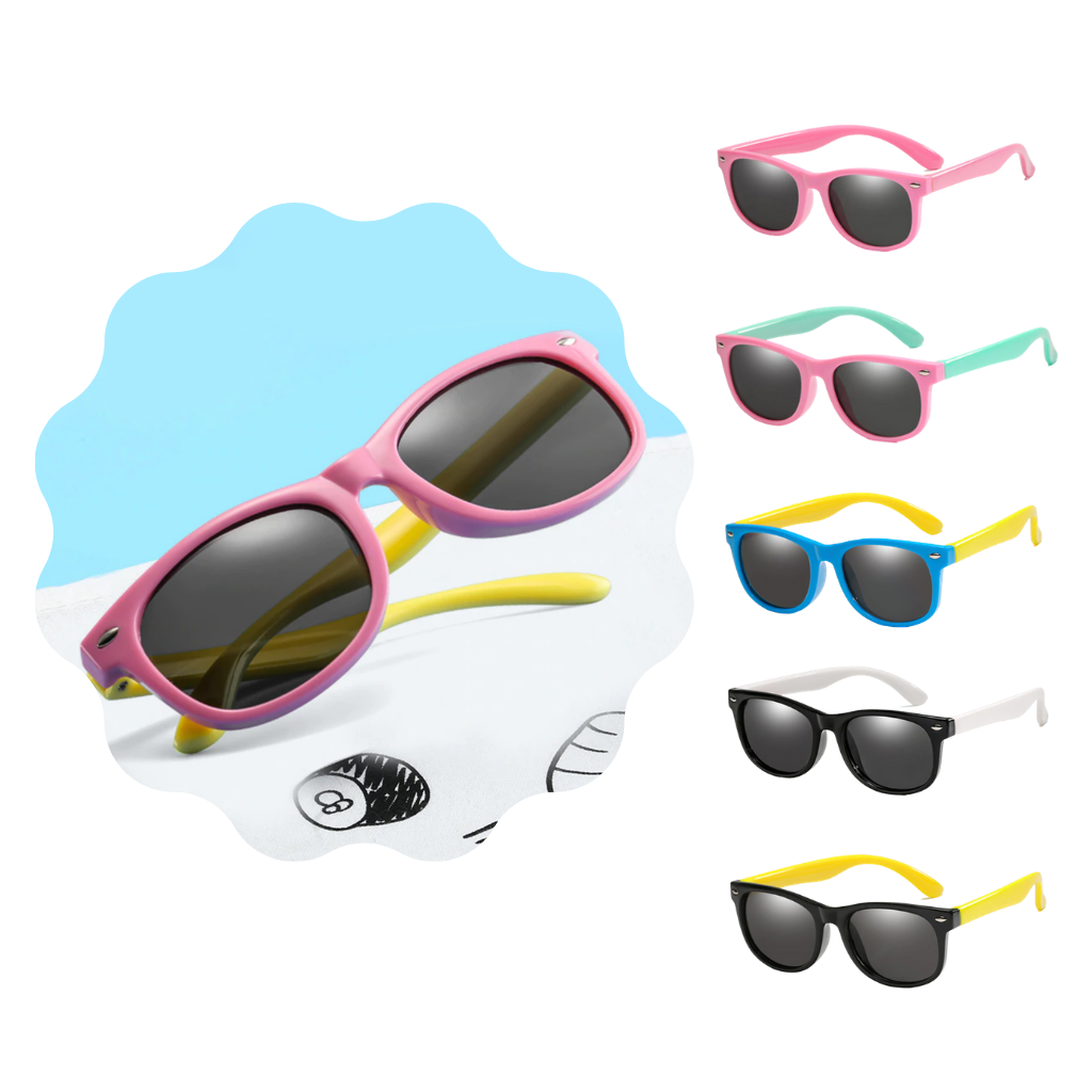 Lunettes de soleil pour enfants polarisantes flexibles