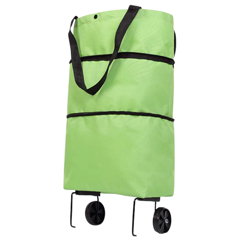 Sac de commission à roulettes pliable 30L