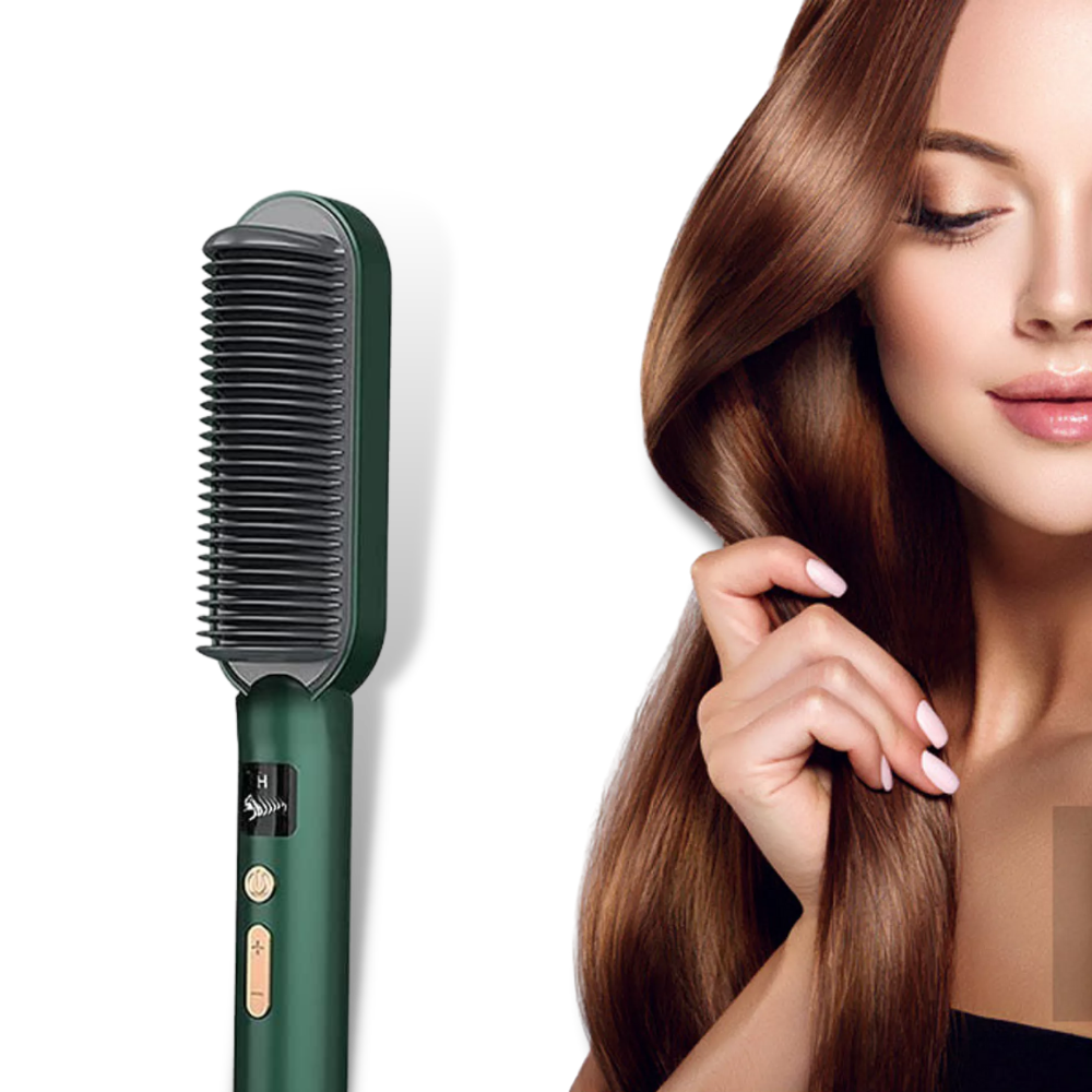 Brosse lissante électrique en céramique